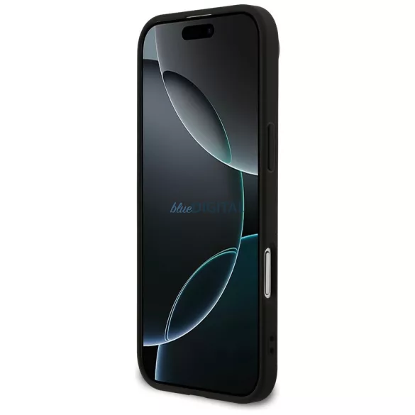 GUESS tok az IPHONE 17 Air készülékhez, kompatibilis a MagSafe készülékkel GUHMP17MG4GFRK (PU 4G Ring Classic Logo) fekete