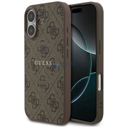   GUESS tok IPHONE 17 kompatibilis a MagSafe GUHMP17SG4GFRW (PU 4G Ring Classic Logo) barna