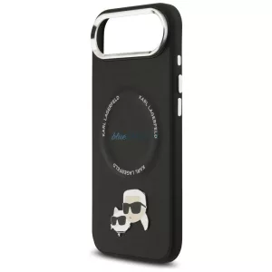 KARL LAGERFELD tok az IPHONE 17 Air készülékhez, kompatibilis a MagSafe KLHMP17MPSMLRKCK (PU K&C PINS) feketével