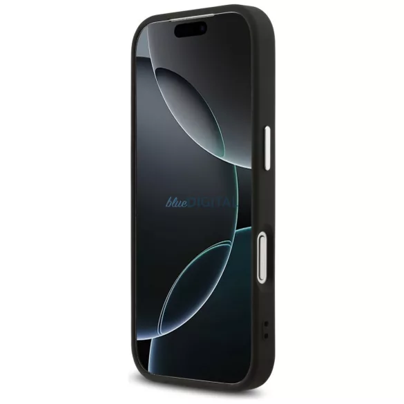 KARL LAGERFELD tok IPHONE 17 Pro kompatibilis MagSafe KLHMP17LPSMLRKLK (PU Karl Pin) fekete
