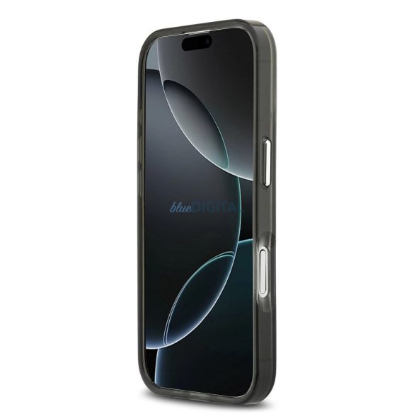 GUESS tok IPHONE 17 kompatibilis MagSafe GUHMP17SHGTMLCGK (IML Gradient W/ háromszög logó) fekete