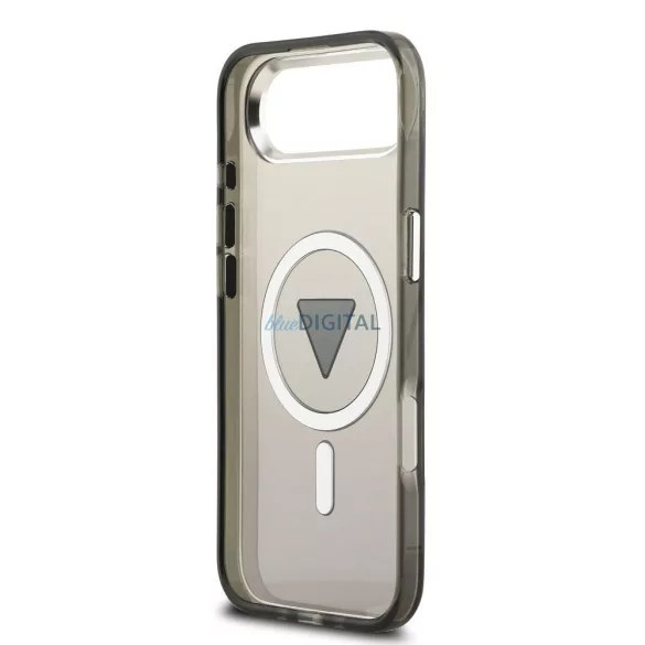 GUESS tok IPHONE 17 Air kompatibilis MagSafe GUHMP17MHGTMLCGK (IML Gradient W/ háromszög logó) fekete