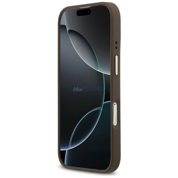 GUESS tok IPHONE 17 kompatibilis MagSafe GUHMP17SPG4SEMCW (PU W/ 4G csíkkal) barna