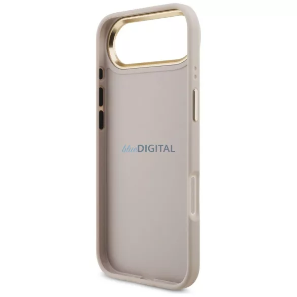 GUESS tok az IPHONE 17 Air készülékhez GUHCP17M4GMGCPI (PU W/ Big 4G Classic Logo) arany rózsaszínű