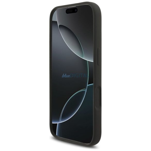 KARL LAGERFELD tok IPHONE 17 kompatibilis MagSafe KLHMP17SSCMKCRHK (szilikon KC Body Ring) fekete