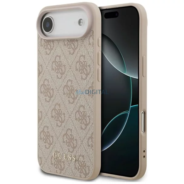 GUESS tok az IPHONE 17 Air készülékhez GUHCP17MG4GFPI (PU 4G Classic) rózsaszínű