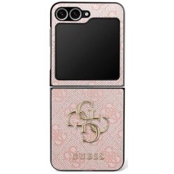   GUESS tok SAMSUNG Z Flip7 GUHCZF74GMGPI (PU bőr 4G fém logó) rózsaszínű