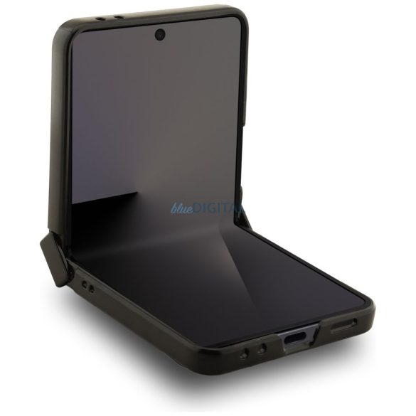 KARL LAGERFELD tok SAMSUNG Z Flip7 kompatibilis MagSafe KLHMZF7PSMLRKCK (PU K&C PINS) fekete