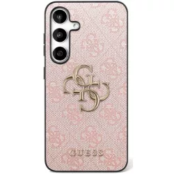   GUESS tok a SAMSUNG S25 FE készülékhez GUHCS25FE4GMGPI (PU bőr 4G fém logó) rózsaszínű
