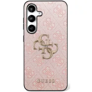 GUESS tok a SAMSUNG S25 FE készülékhez GUHCS25FE4GMGPI (PU bőr 4G fém logó) rózsaszínű