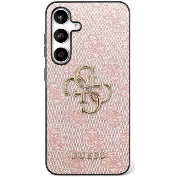 GUESS tok a SAMSUNG S25 FE készülékhez GUHCS25FE4GMGPI (PU bőr 4G fém logó) rózsaszínű