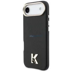   KARL LAGERFELD iPhone 17 Air tok, MagSafe-kompatibilis, KLHMP17M5PGFKHGK (PU FW, KHead logóval) fekete