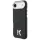KARL LAGERFELD iPhone 17 Air tok, MagSafe-kompatibilis, KLHMP17M5PGFKHGK (PU FW, KHead logóval) fekete
