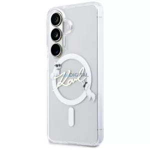 KARL LAGERFELD tok SAMSUNG S26 KLHMS26S5HKSCAH modellhez (mágneses IML KC Script) átlátszó