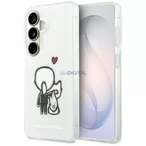 KARL LAGERFELD tok SAMSUNG S26 KLHMS26S6HKCBHH modellhez (mágneses IML, K&C hátsó logóval), átlátszó
