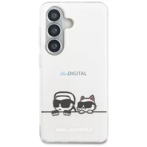KARL LAGERFELD tok SAMSUNG S26 KLHMS26S6HPKACH modellhez (mágneses IML K&C Peekaboo) átlátszó