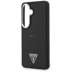   GUESS tok SAMSUNG S26 GUHMS26SPFGTSCMK modellhez (Rögzített csillogó háromszögű MagSafe) fekete