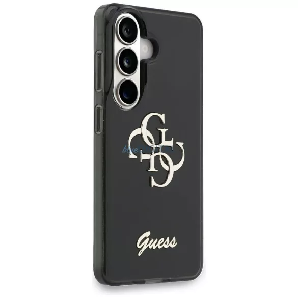 GUESS tok SAMSUNG S26 GUHCS26S5HC4MLSK (IML Big Metal 4G és Script) modellhez, fekete