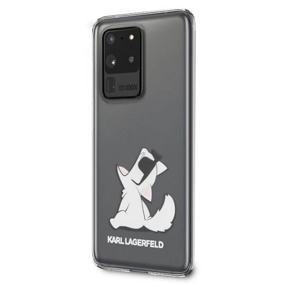 Eredeti előlap telefontok Karl Lagerfeld KLHCS69CFNRC Samsung Galaxy S20 Ultra Átlátszó
