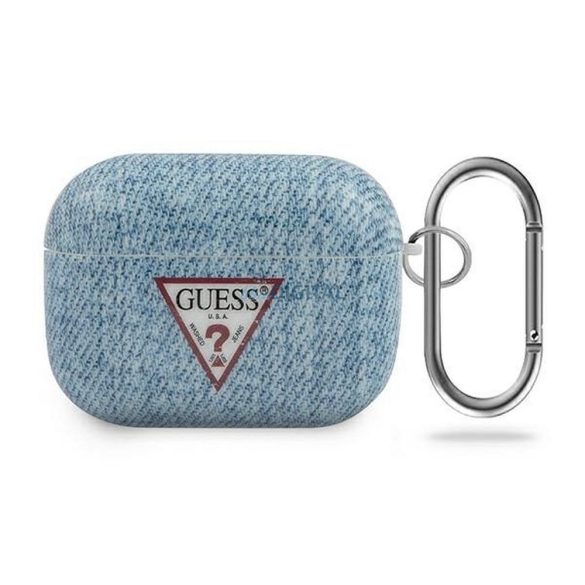 Guess GUACAPTPUJULLB Jeans Collection tok AirPods Pro - kék
