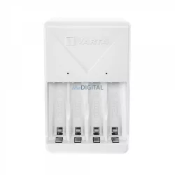   VARTA PLUG elemtöltő AA/AAA elemek töltésére 4db AA újratölthető elemmel (2100 mAh)