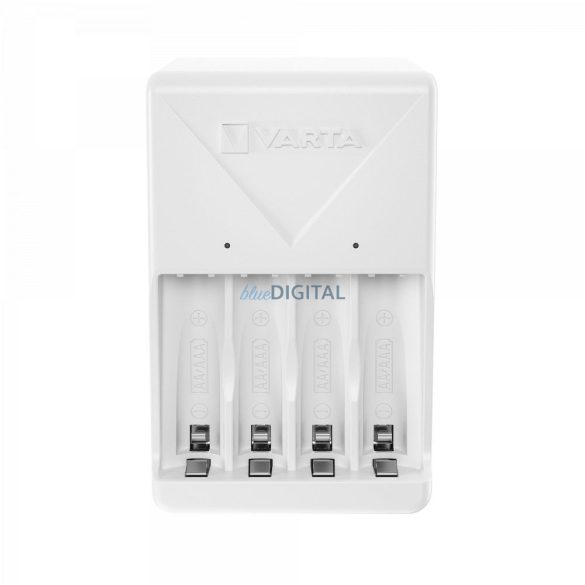 VARTA PLUG elemtöltő AA/AAA elemek töltésére 4db AA újratölthető elemmel (2100 mAh)