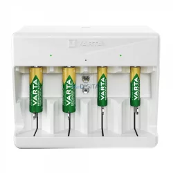   VARTA UNIVERSAL elemtöltő AAA/A/C/D/ 9V elemek töltésére (elemek nélkül) - fehér