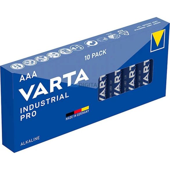 VARTA alkáli elem R3 (AAA) Industrial Pro 10 db