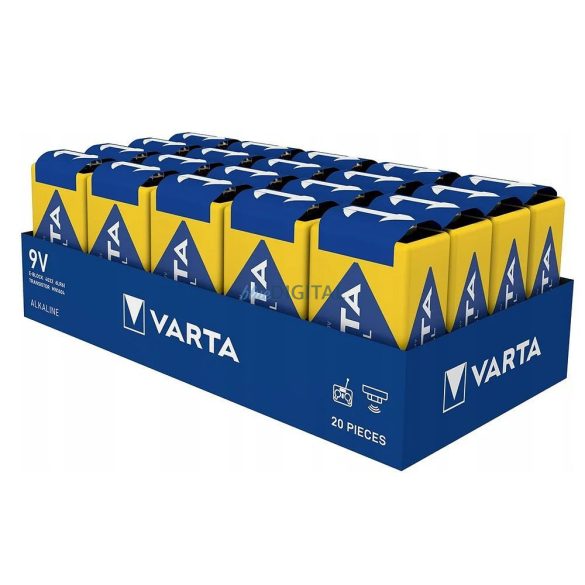 VARTA alkáli elem R9 (6LR61) 9V Industrial Pro 20 db