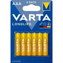 Varta R3 alkáli elem (AAA) Longlife 6 db