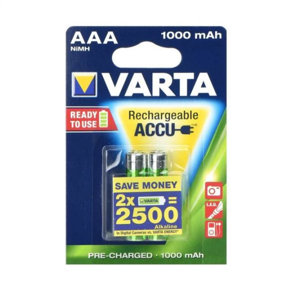 Varta R3 újratölthető AAA elem 800 mAh - 2 db