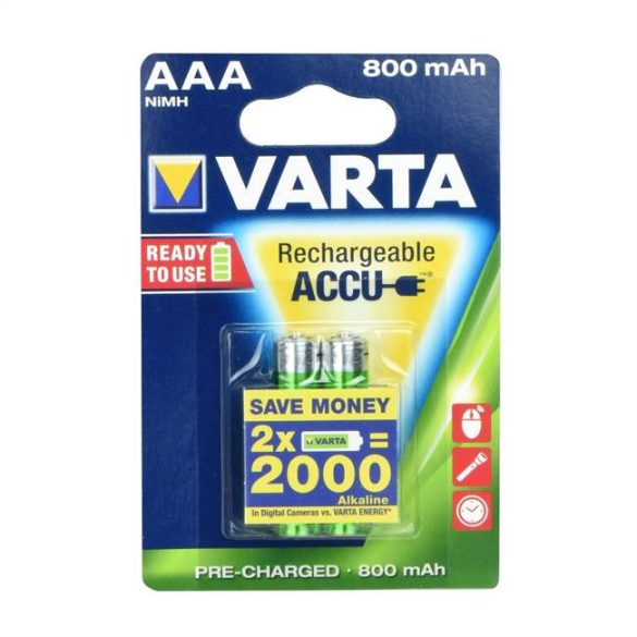 Varta R3 újratölthető AAA elem 800 mAh - 2 db