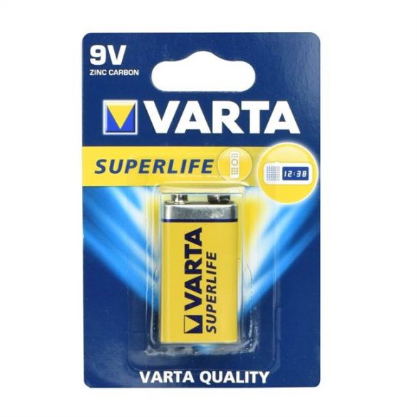 Varta Superlife cink 9V elem - 1 db