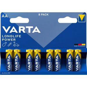 Varta R6 alkáli elem (AA) Longlife Power 8 db