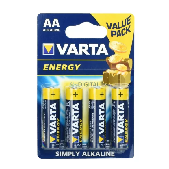 Varta R6 (AA) Energy alkáli elem, 4 db