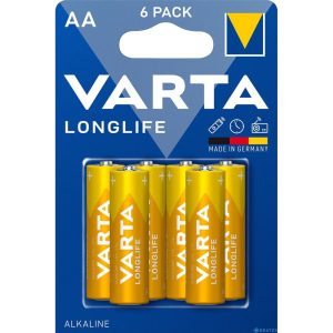 Varta R6 alkáli elem (AA) Longlife 6 db