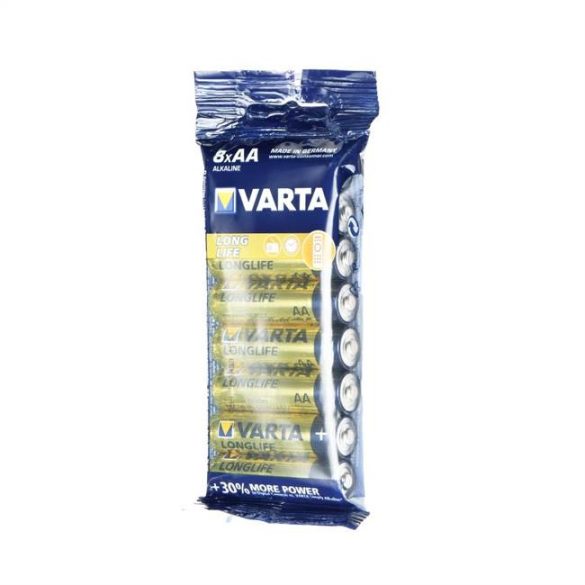 Varta Long Life R6 alkáli elem AA - 8 db