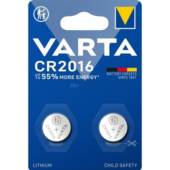 Varta CR2016 3V lítium elem - 2 db