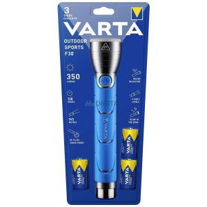 VARTA zseblámpa LED kültéri sport F30 310lm 18629 + 3 x elem R14 (C típus)