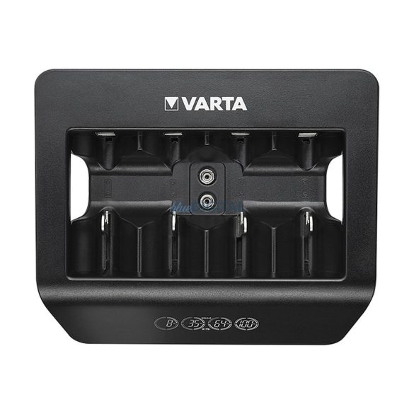 VARTA LCD UNIVERSAL elemtöltő AAA/A/C/D/ 9V elemek töltésére (elemek nélkül) - fekete