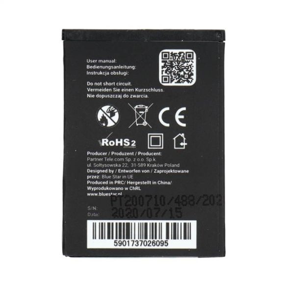 Akkumulátor Sony Ericsson K310i / K510i / J300 / W200 750 mAh Li-Ion BS PREMIUM