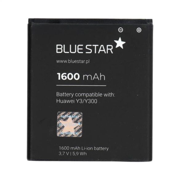 Akkumulátor Huawei Y3 / Y300 / Y500 / W1 1600 mAh Li-Ion Blue Star