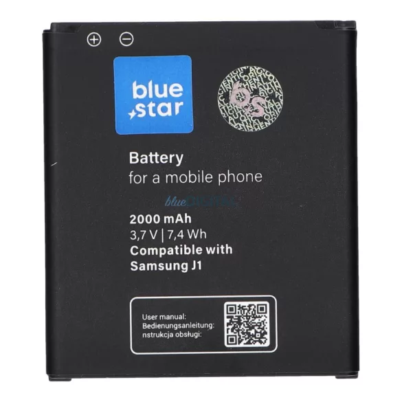 Akkumulátor Samsung Galaxy J1 (J100) 2000 mAh Li-Ion Blue Star PREMIUM