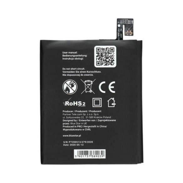 Akkumulátor Xiaomi redmi Note 3 (BM46) 4000 mAh Li-Ion Blue Star