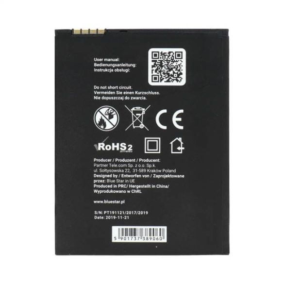 Akkumulátor Xiaomi Mi Note (BM42) 2900 mAh Li-Ion Blue Star