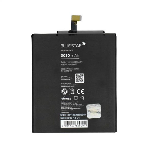Akkumulátor Xiaomi Mi4i (BM33) 3030 mAh Li-Ion Blue Star