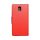 Fancy flipes tok SAMSUNG Galaxy J5 2017 piros / sötétkék telefontok