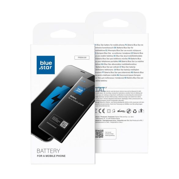 Blue Star Premium akkumulátor LG K10 2300 mAh