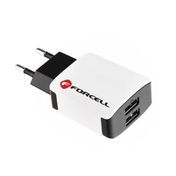 Univerzális töltő 2A 2xUSB aljzat Forcell