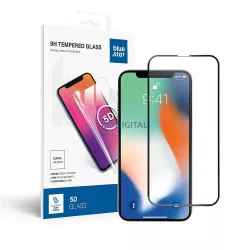   Edzett üveg tempered glass Blue Star - Apple Iphone X 5D teljes képernyős fekete üvegfólia